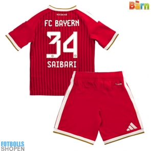 Billiga Bayern Munich Ismael Saibari #34 Hemmatröja Barn 2026-27 Kortärmad (+ Korta byxor)